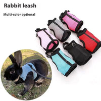 HKM-283539 Guinea Pig and Rabbit Traction Vest with Adjustable Chest Strap - Multiple Colors Available