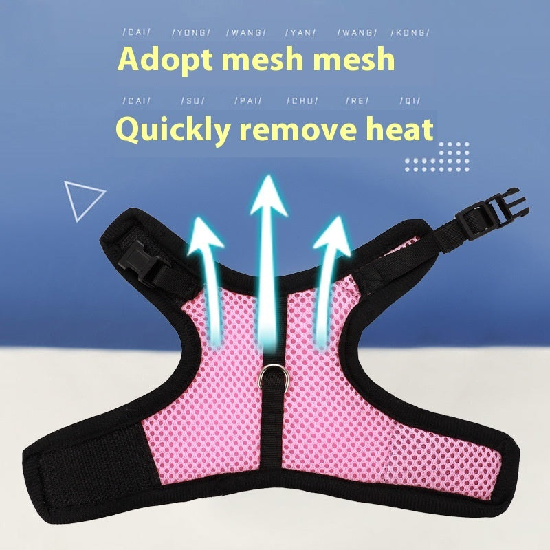 HKM-283539 Guinea Pig and Rabbit Traction Vest with Adjustable Chest Strap - Multiple Colors Available