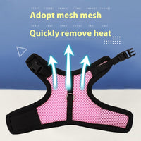 HKM-283539 Guinea Pig and Rabbit Traction Vest with Adjustable Chest Strap - Multiple Colors Available