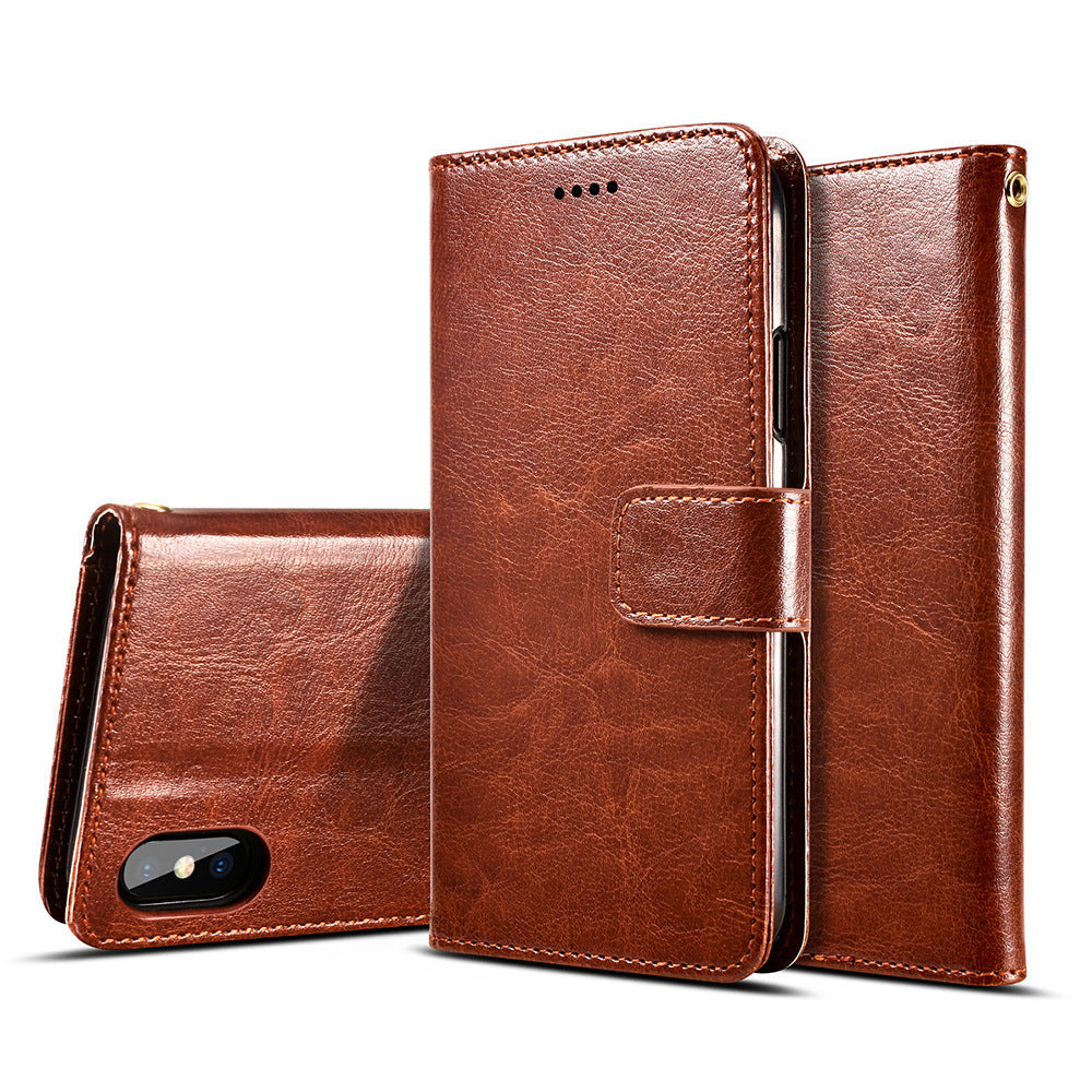 HKM-283603 Protective Leather Phone Holster for Google Pixel 2 & Pixel 2 XL - Waterproof & Drop Resistant Back Cover