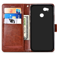 HKM-283603 Protective Leather Phone Holster for Google Pixel 2 & Pixel 2 XL - Waterproof & Drop Resistant Back Cover