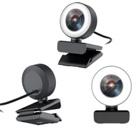 HKM-283859 1080P Auto Focus USB Fill Light Beauty Camera with Built-in Noise Reduction Microphone
