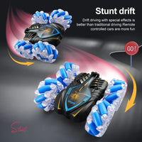 HKM-283923 Glow Wheel Gesture Sensing Stunt RC Drift Car - 2.4GHz Double-Sided Remote Control Toy for Indoor and Outdoor Fun