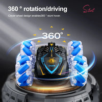 HKM-283923 Glow Wheel Gesture Sensing Stunt RC Drift Car - 2.4GHz Double-Sided Remote Control Toy for Indoor and Outdoor Fun
