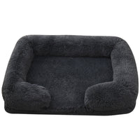 HKM-284051 Doghouse Cathouse Plush Round Pet Bed