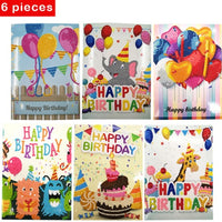 HKM-284115 Creative Christmas Diamond Painting Greeting Card for Holiday Cheer