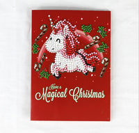 HKM-284115 Creative Christmas Diamond Painting Greeting Card for Holiday Cheer
