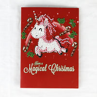 HKM-284115 Creative Christmas Diamond Painting Greeting Card for Holiday Cheer