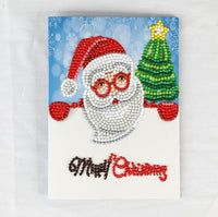 HKM-284115 Creative Christmas Diamond Painting Greeting Card for Holiday Cheer