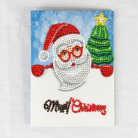 HKM-284115 Creative Christmas Diamond Painting Greeting Card for Holiday Cheer