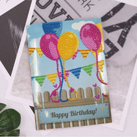 HKM-284115 Creative Christmas Diamond Painting Greeting Card for Holiday Cheer