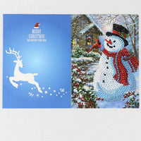 HKM-284115 Creative Christmas Diamond Painting Greeting Card for Holiday Cheer
