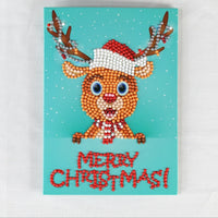 HKM-284115 Creative Christmas Diamond Painting Greeting Card for Holiday Cheer