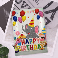 HKM-284115 Creative Christmas Diamond Painting Greeting Card for Holiday Cheer