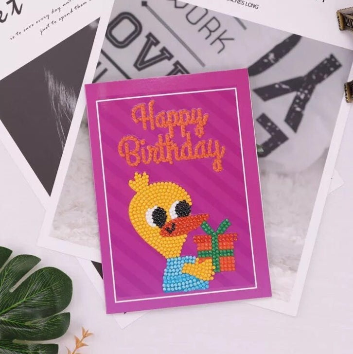 HKM-284115 Creative Christmas Diamond Painting Greeting Card for Holiday Cheer
