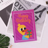HKM-284115 Creative Christmas Diamond Painting Greeting Card for Holiday Cheer
