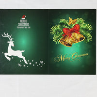 HKM-284115 Creative Christmas Diamond Painting Greeting Card for Holiday Cheer