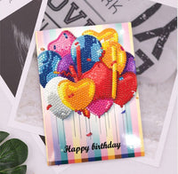HKM-284115 Creative Christmas Diamond Painting Greeting Card for Holiday Cheer