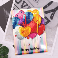 HKM-284115 Creative Christmas Diamond Painting Greeting Card for Holiday Cheer