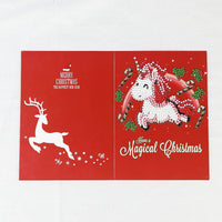 HKM-284115 Creative Christmas Diamond Painting Greeting Card for Holiday Cheer