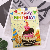 HKM-284115 Creative Christmas Diamond Painting Greeting Card for Holiday Cheer