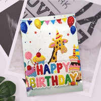 HKM-284115 Creative Christmas Diamond Painting Greeting Card for Holiday Cheer