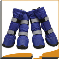 HKM-284179 Waterproof Dog Shoes for Rain and Snow - Durable Beef Tendon Fabric, Available in Multiple Sizes