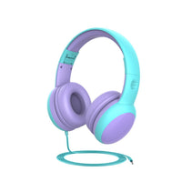 HKM-284243 Children's Wired On-Ear Headphones with In-Line Control - Dynamic Sound Quality