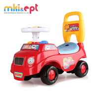 HKM-284307 Cartoon Toddler Ride-On Buggy Car - Battery Powered Swing Toy for Ages 18 Months and Up