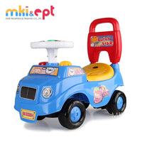 HKM-284307 Cartoon Toddler Ride-On Buggy Car - Battery Powered Swing Toy for Ages 18 Months and Up