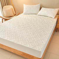 HKM-284307 Waterproof Bed Sheet for 1.5m Solid Color Simmons Mattress