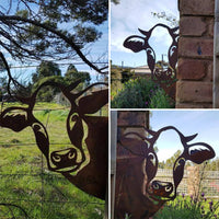 HKM-284435 Handmade Iron Animal Pendant Ornament for Outdoor Garden Décor