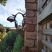 HKM-284435 Handmade Iron Animal Pendant Ornament for Outdoor Garden Décor