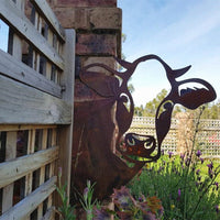 HKM-284435 Handmade Iron Animal Pendant Ornament for Outdoor Garden Décor