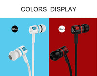 HKM-284563 In-Ear Headphones with Universal Line Control and Microphone, Inline Volume Control, 3.5mm Connector, 1.2m Noodle Cable