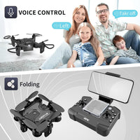 HKM-285011 4DRC V2 Mini Drone with 720P HD Camera, WiFi FPV, Foldable Design, Ideal for Beginners and Kids