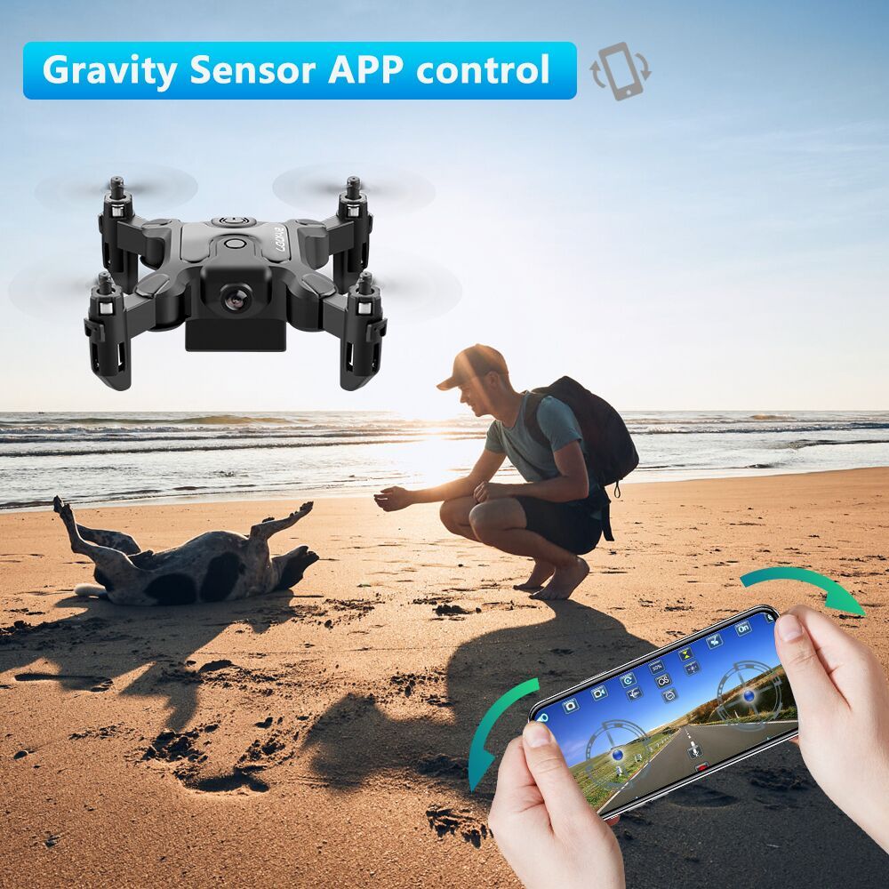 HKM-285011 4DRC V2 Mini Drone with 720P HD Camera, WiFi FPV, Foldable Design, Ideal for Beginners and Kids
