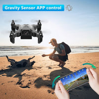 HKM-285011 4DRC V2 Mini Drone with 720P HD Camera, WiFi FPV, Foldable Design, Ideal for Beginners and Kids