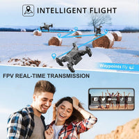 HKM-285011 4DRC V2 Mini Drone with 720P HD Camera, WiFi FPV, Foldable Design, Ideal for Beginners and Kids