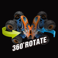 HKM-285075 2.4GHz Gyro Rotation Remote Control Stunt Car - RC Off-road Spinning Toy for Ages 5 and Up