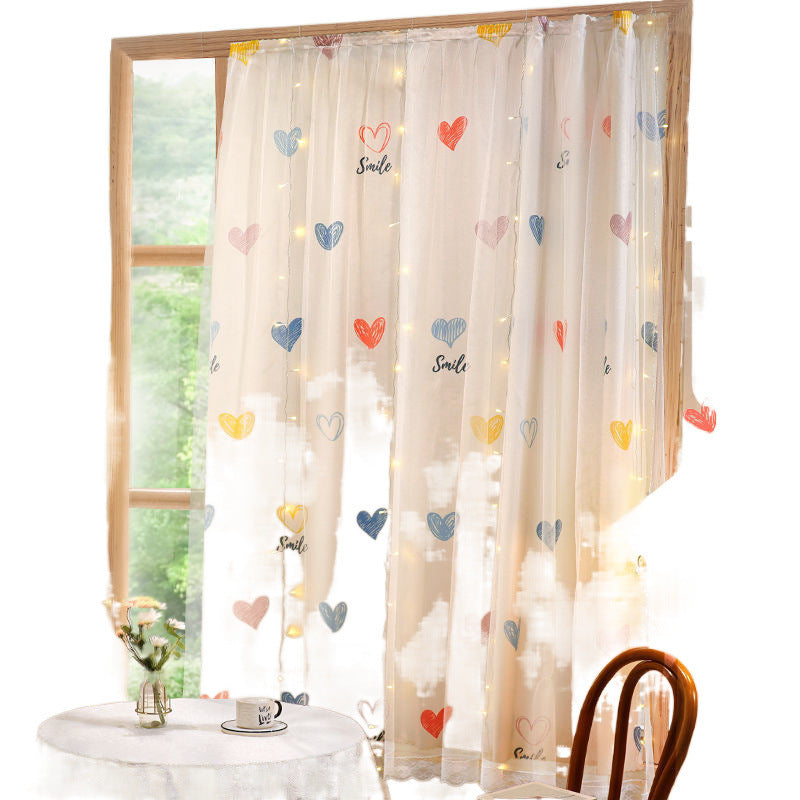 KTX-285203 Velcro Curtain with Semi-Sunshade Effect in Various Designs and Sizes