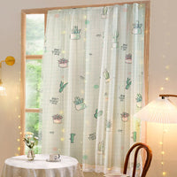 HKM-285203 Velcro Curtain with Semi-Sunshade Effect in Various Designs and Sizes