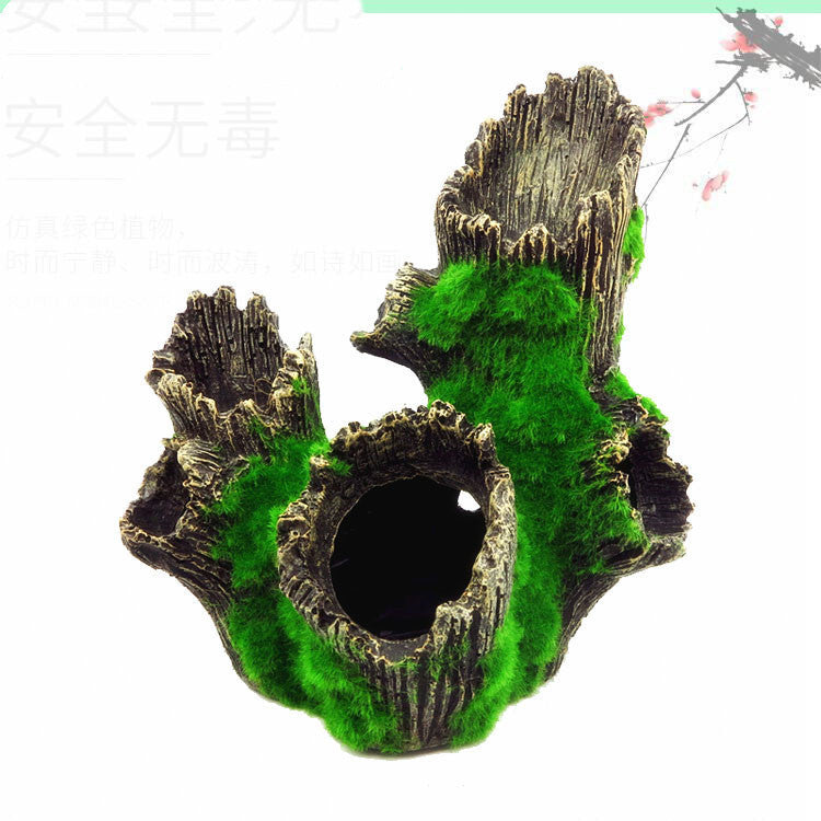 HKM-285331 Medium Synthetic Resin Aquarium Shrimp Cave Shelter for Spawning and Landscaping