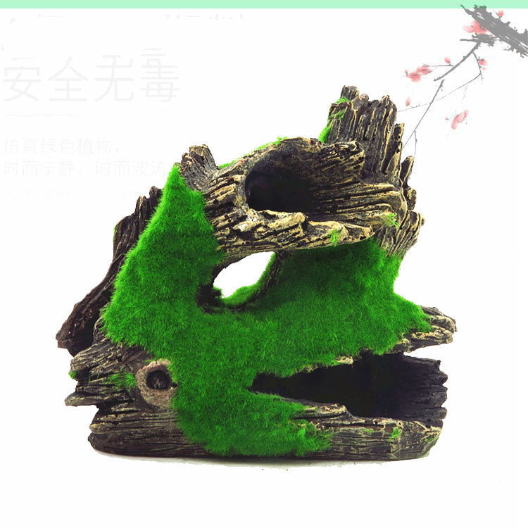 HKM-285331 Medium Synthetic Resin Aquarium Shrimp Cave Shelter for Spawning and Landscaping