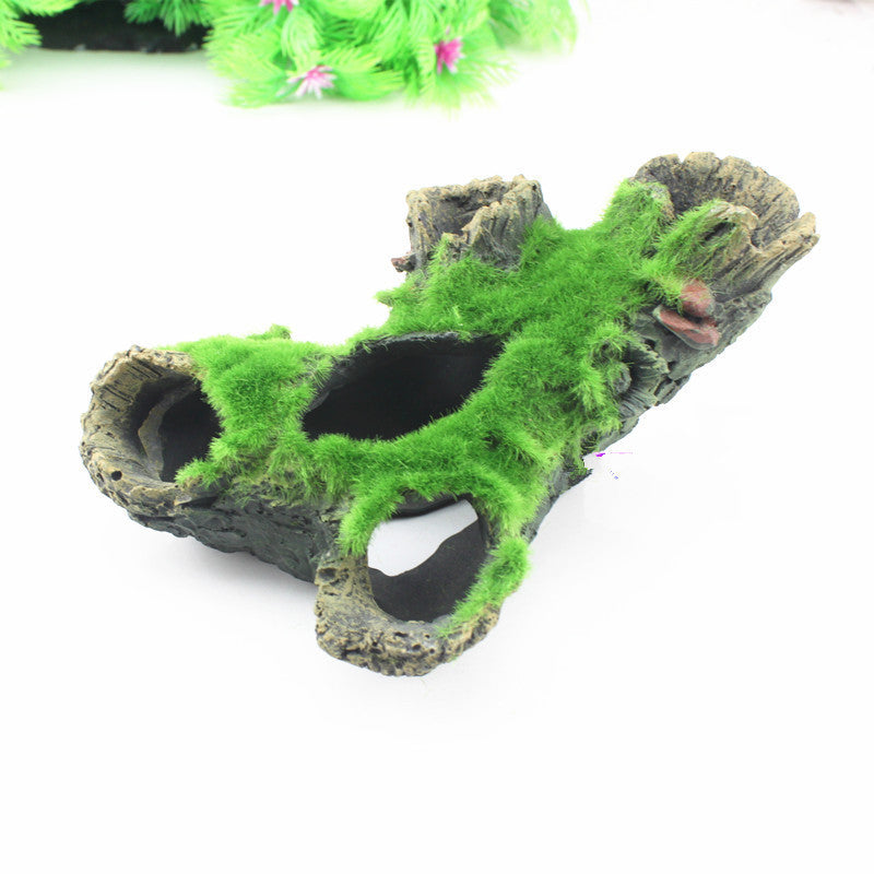 HKM-285331 Medium Synthetic Resin Aquarium Shrimp Cave Shelter for Spawning and Landscaping