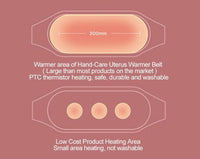 HKM-285395 Rechargeable Menstrual Pain Relief Heating Massage Belt with Adjustable Temperature Settings