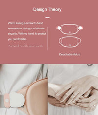 HKM-285395 Rechargeable Menstrual Pain Relief Heating Massage Belt with Adjustable Temperature Settings