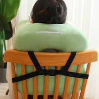 HKM-285459 Multi-functional Afternoon Nap Pillow for Stomach Sleepers and Car Seats, 40x35cm, Soft PP Cotton