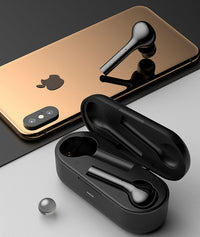 HKM-285715 In-Ear Wireless Headset with Touch Control, Bluetooth 5.0, 15m Range, Stereo Sound, Voice Control and Multi-Point Connection