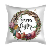 HKM-285715 Plush Cartoon Pillowcase for Bedroom, Sofa, and Car - 45cmx45cm Polyester Design